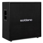 Soldano Straight 4x12 Speaker Cabinet 240 Watts 16 Ohms Black Front View